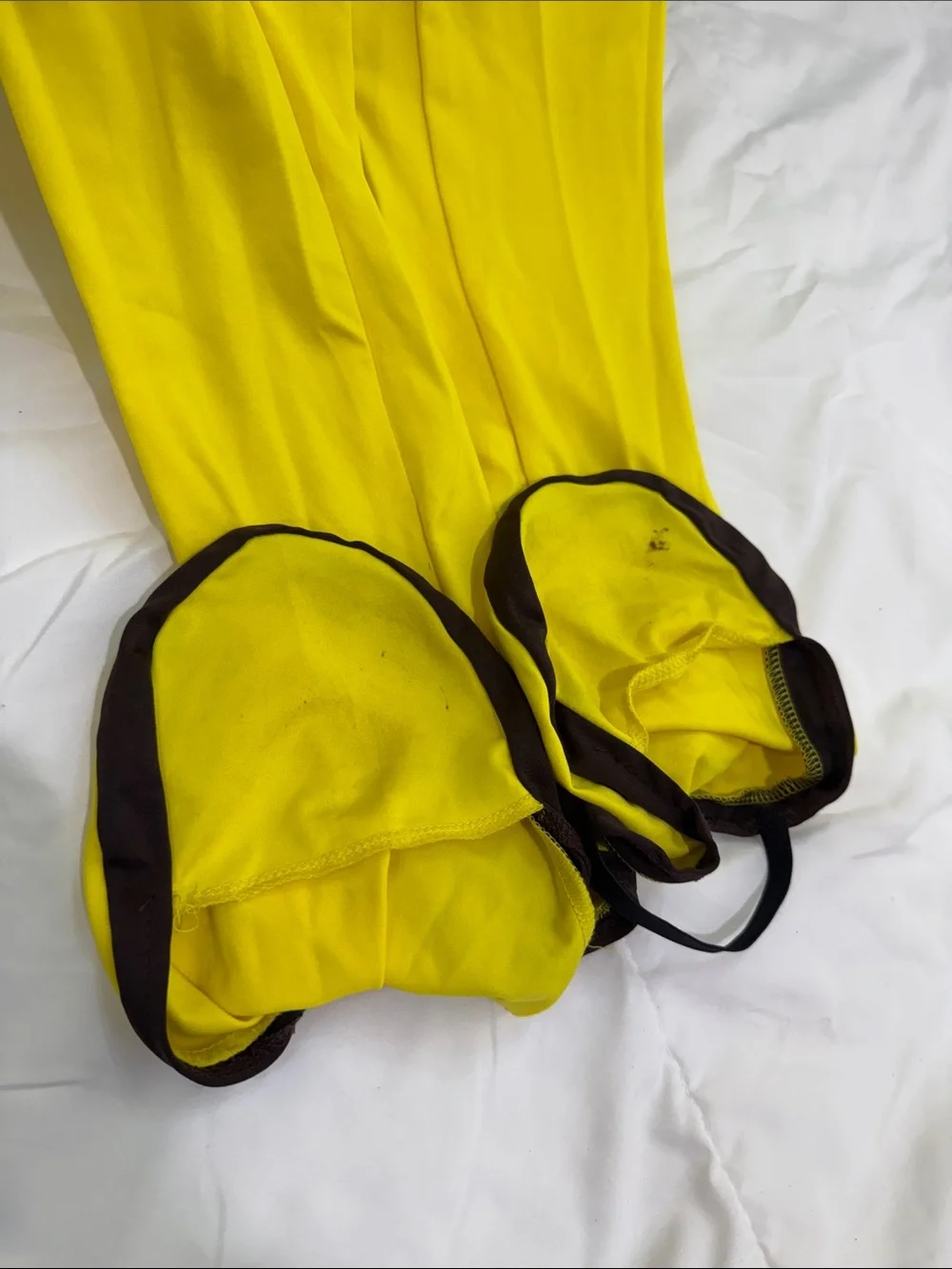 Kids Yellow Banana Costume Set with Jumpsuit and Padded Shell